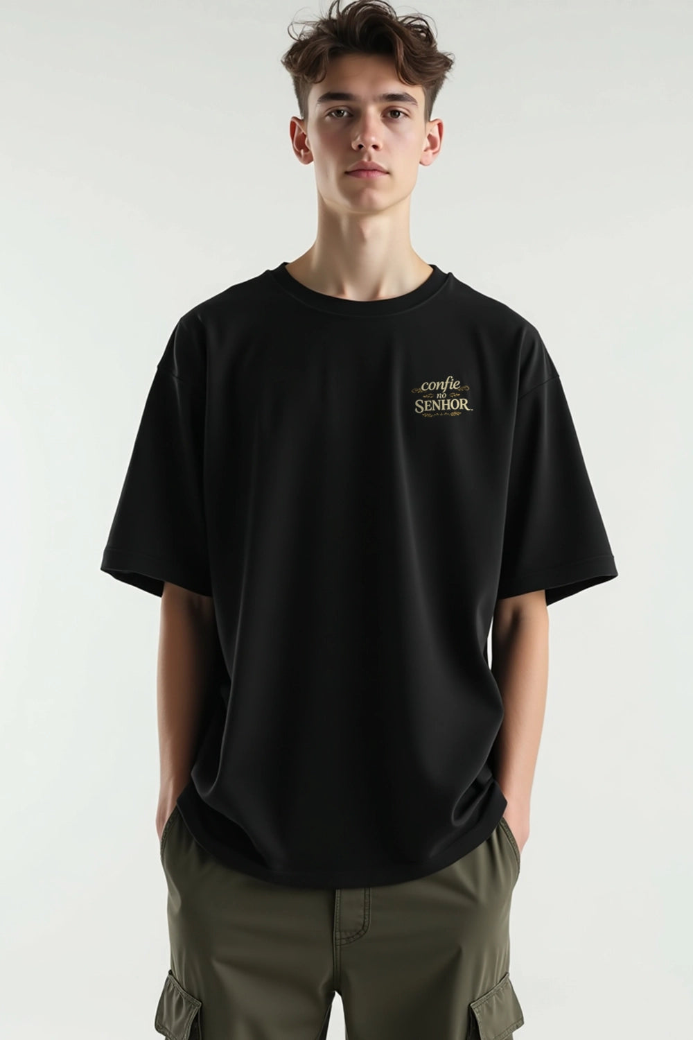 Camisa Oversized Confie no Senhor