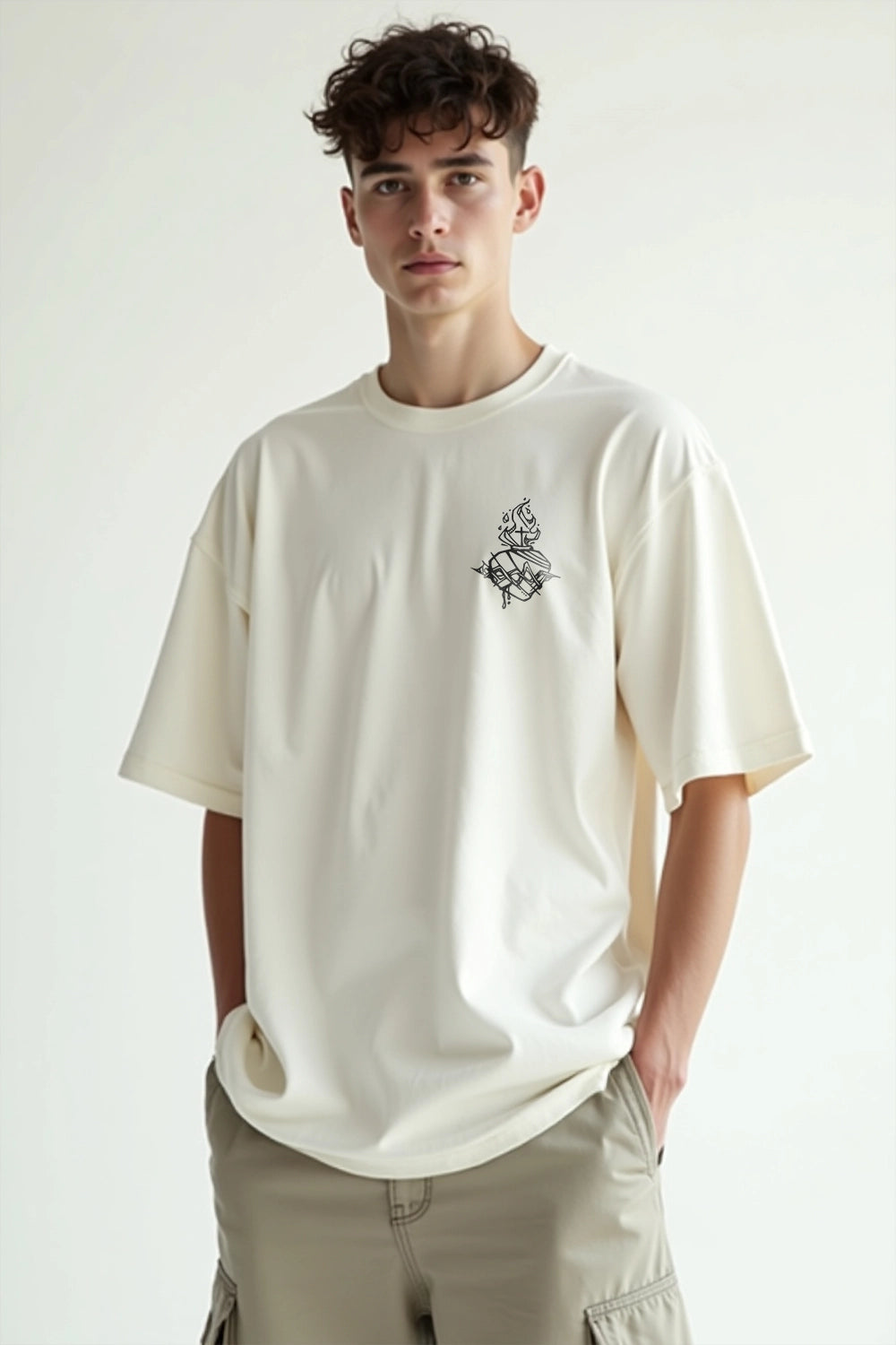 Camisa Oversized Crucificação