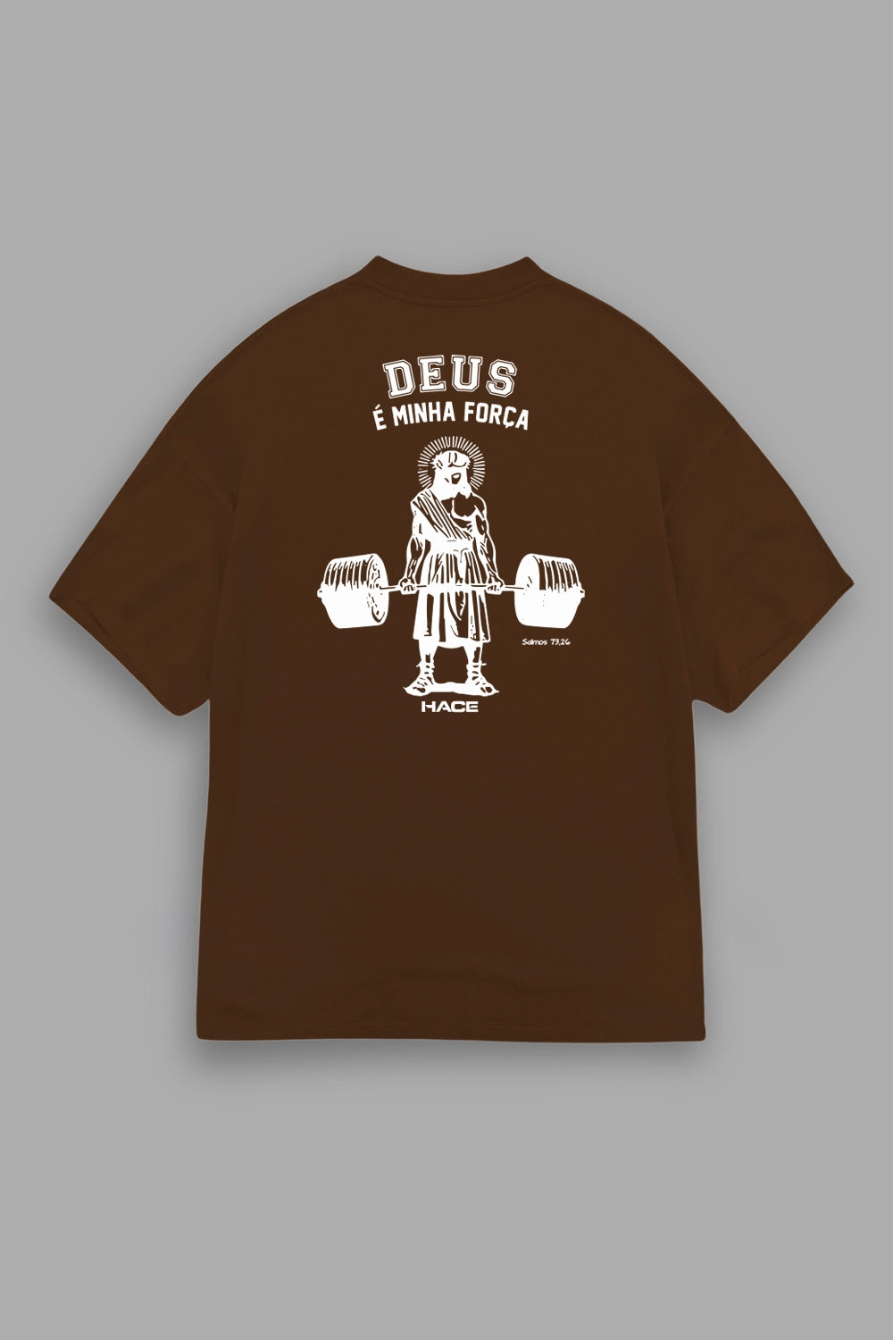 Camisa Oversized Deus é Minha Força