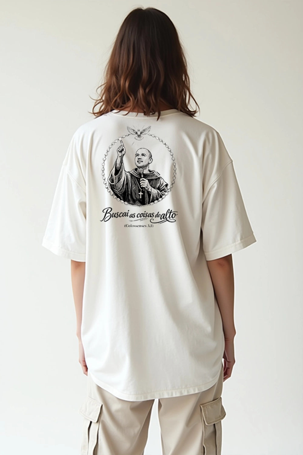 Camisa Oversized Rosário do Frei