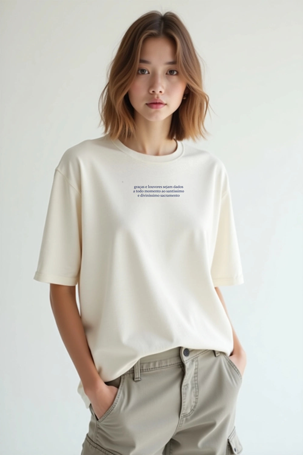 Camisa Oversized Santo Sacramento