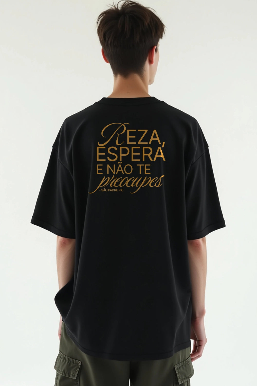 Camisa Oversized São Padre Pio