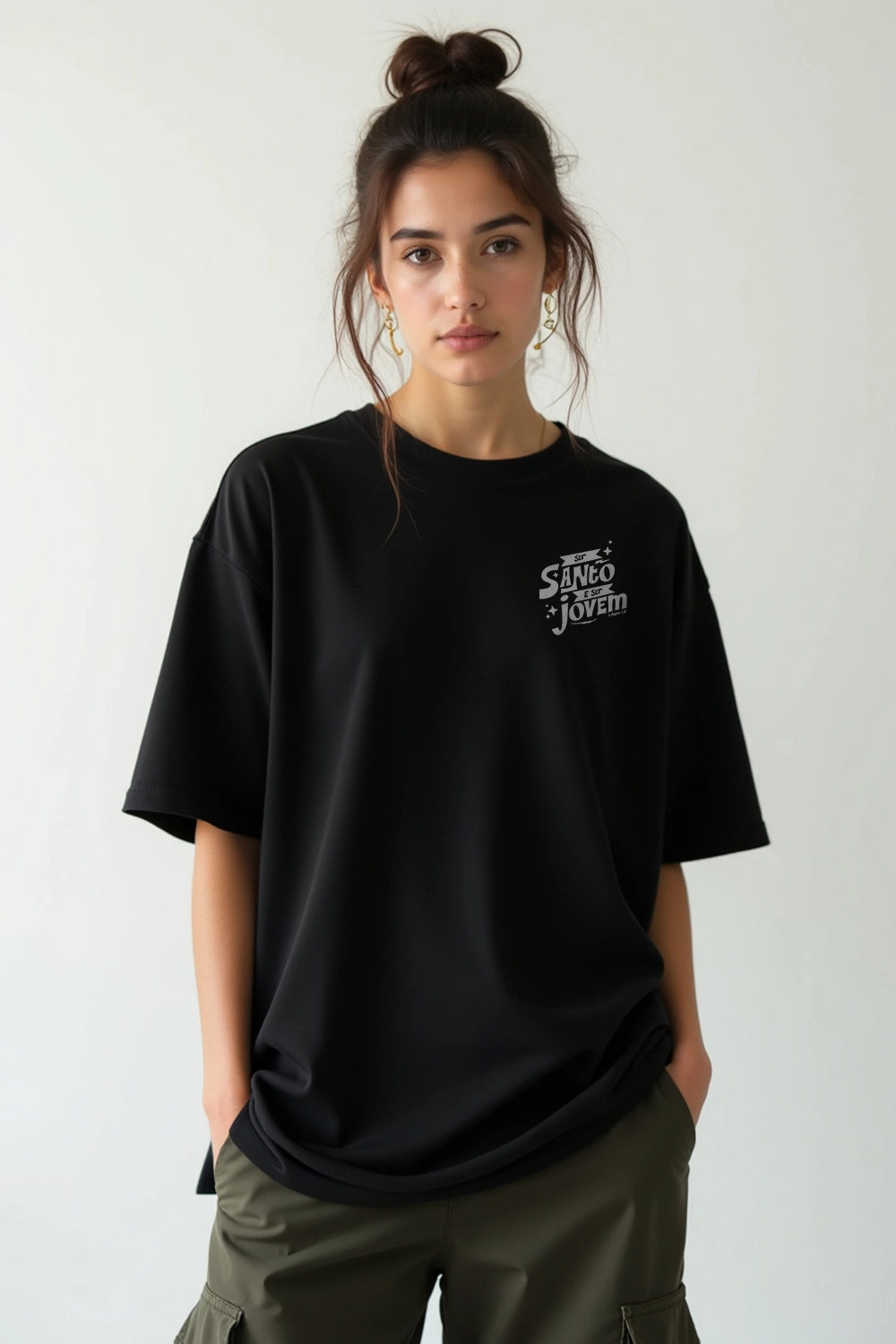 Camisa Oversized Ser Santo