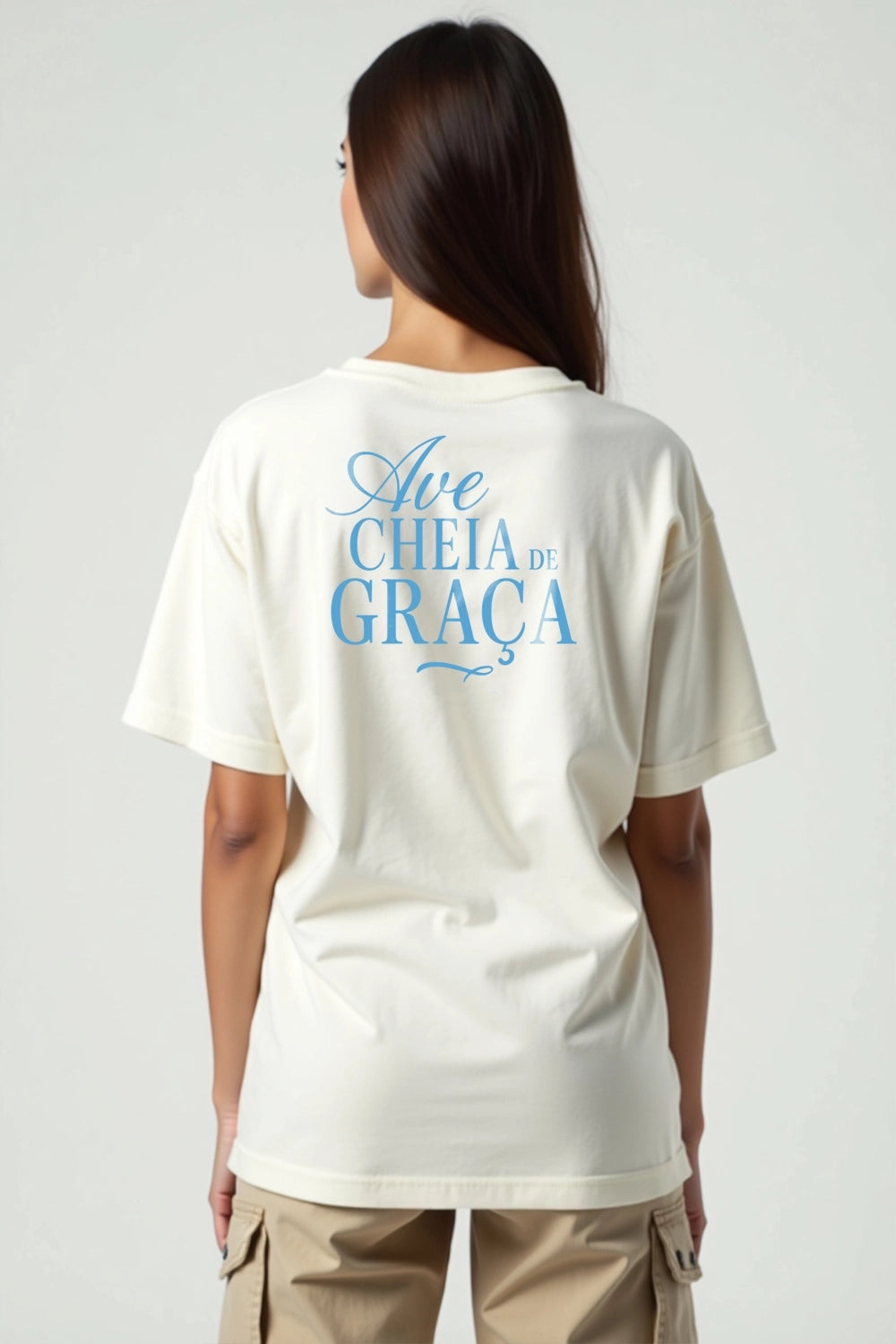 Camisa Oversized Cheia de Graça