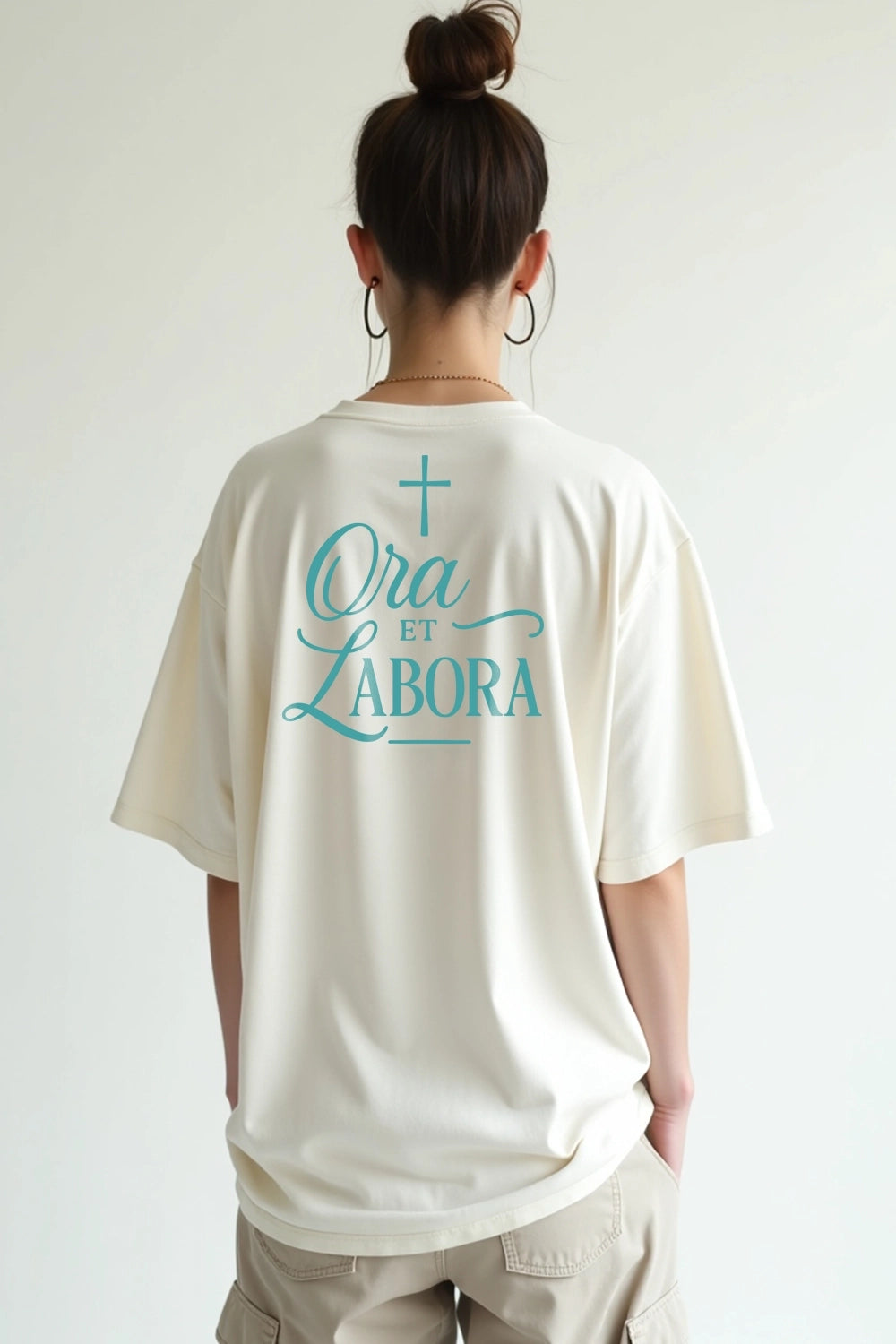 Camisa Oversized Ora et Labora