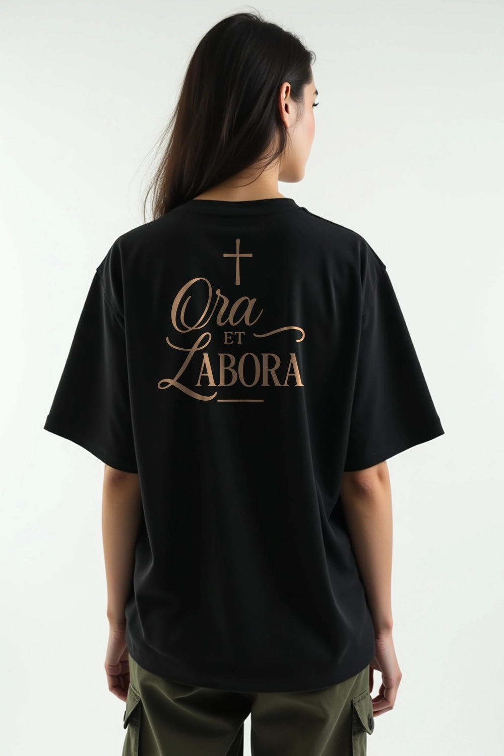 Camisa Oversized Ora et Labora