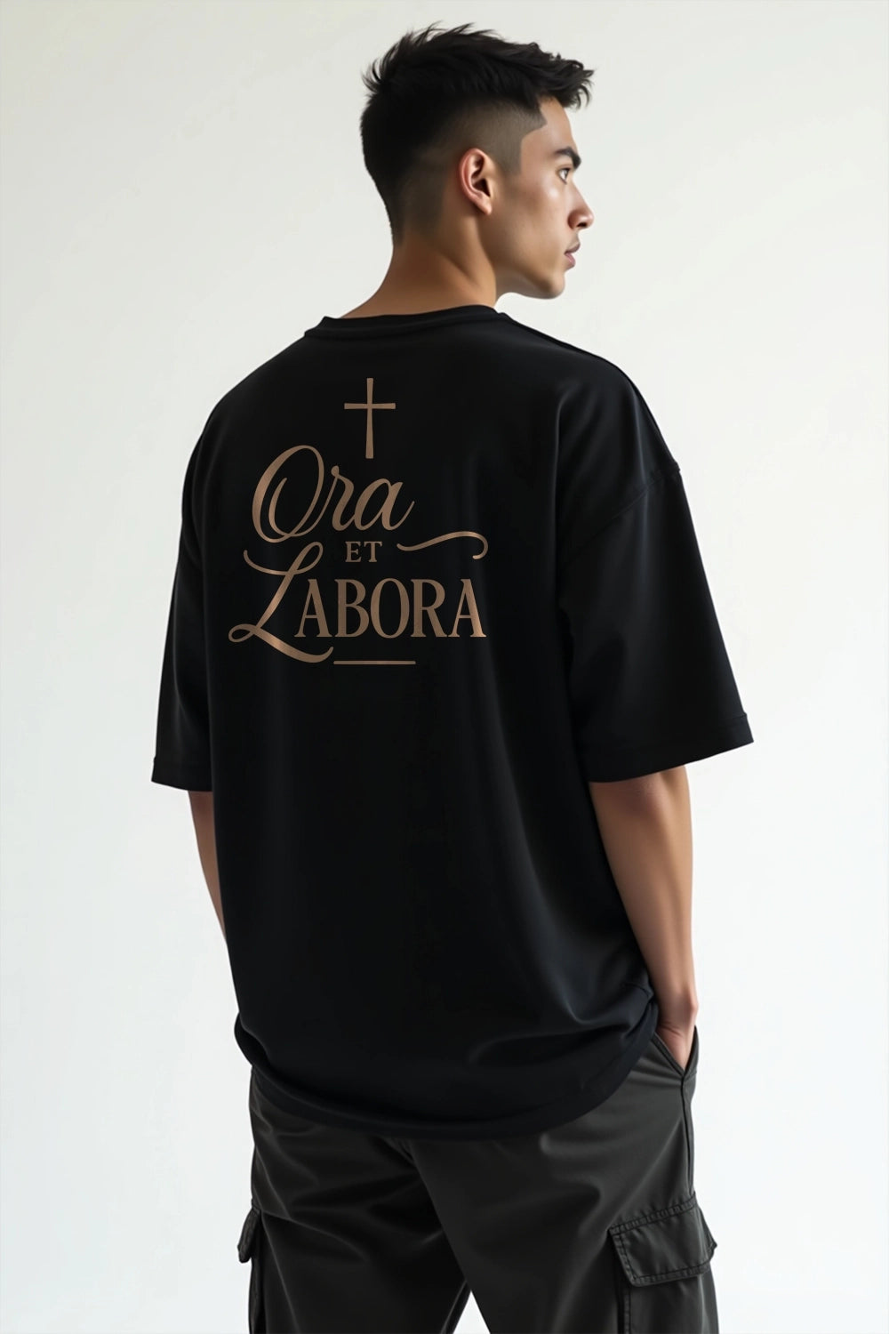 Camisa Oversized Ora et Labora