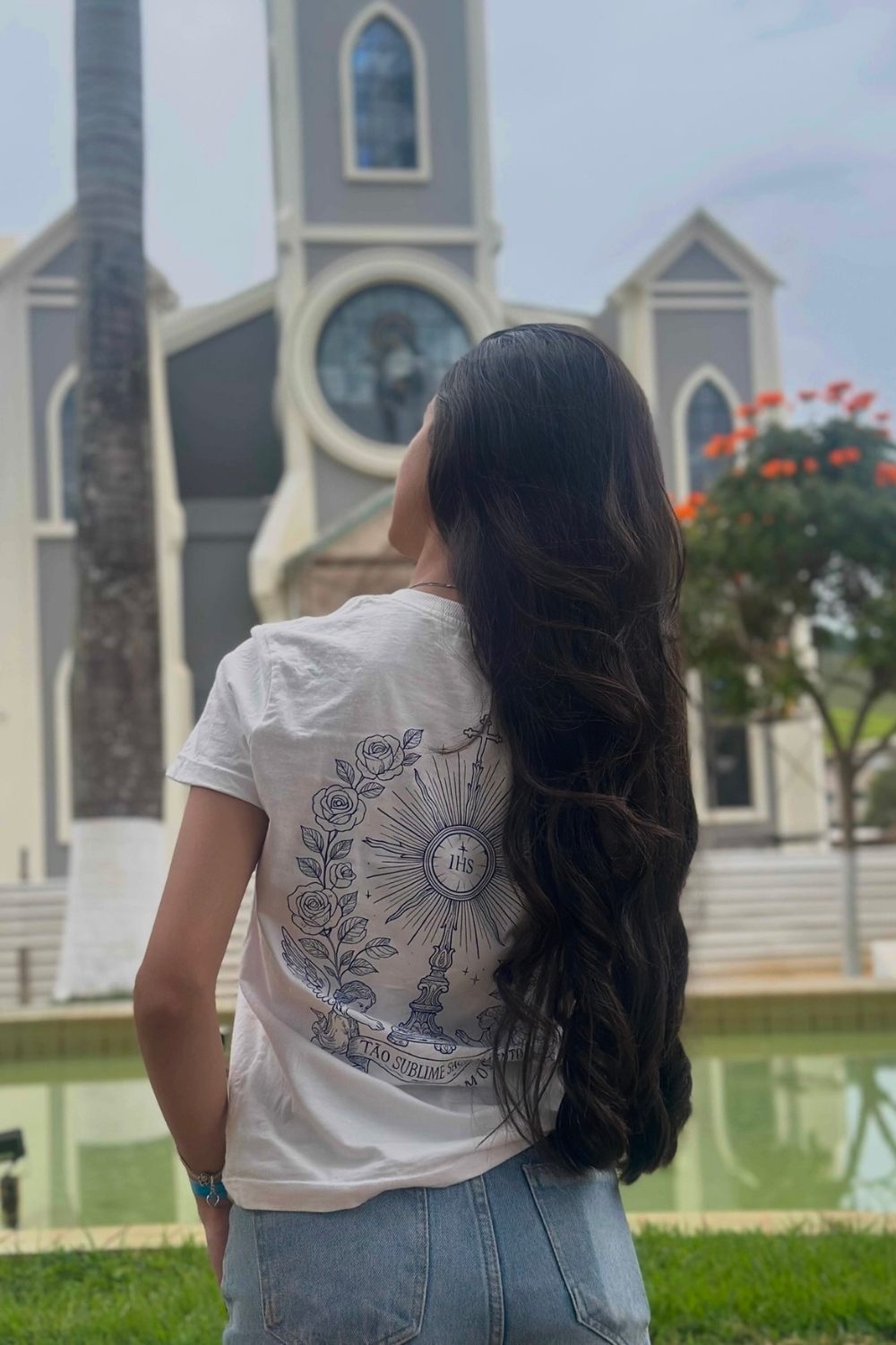 Camisa Oversized Santo Sacramento