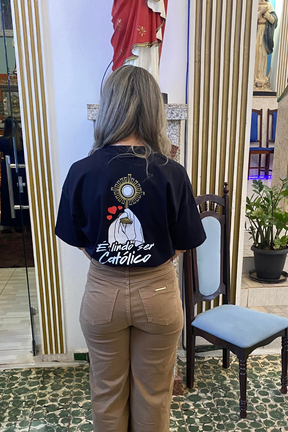 Camisa Oversized É lindo ser Católico 25.6