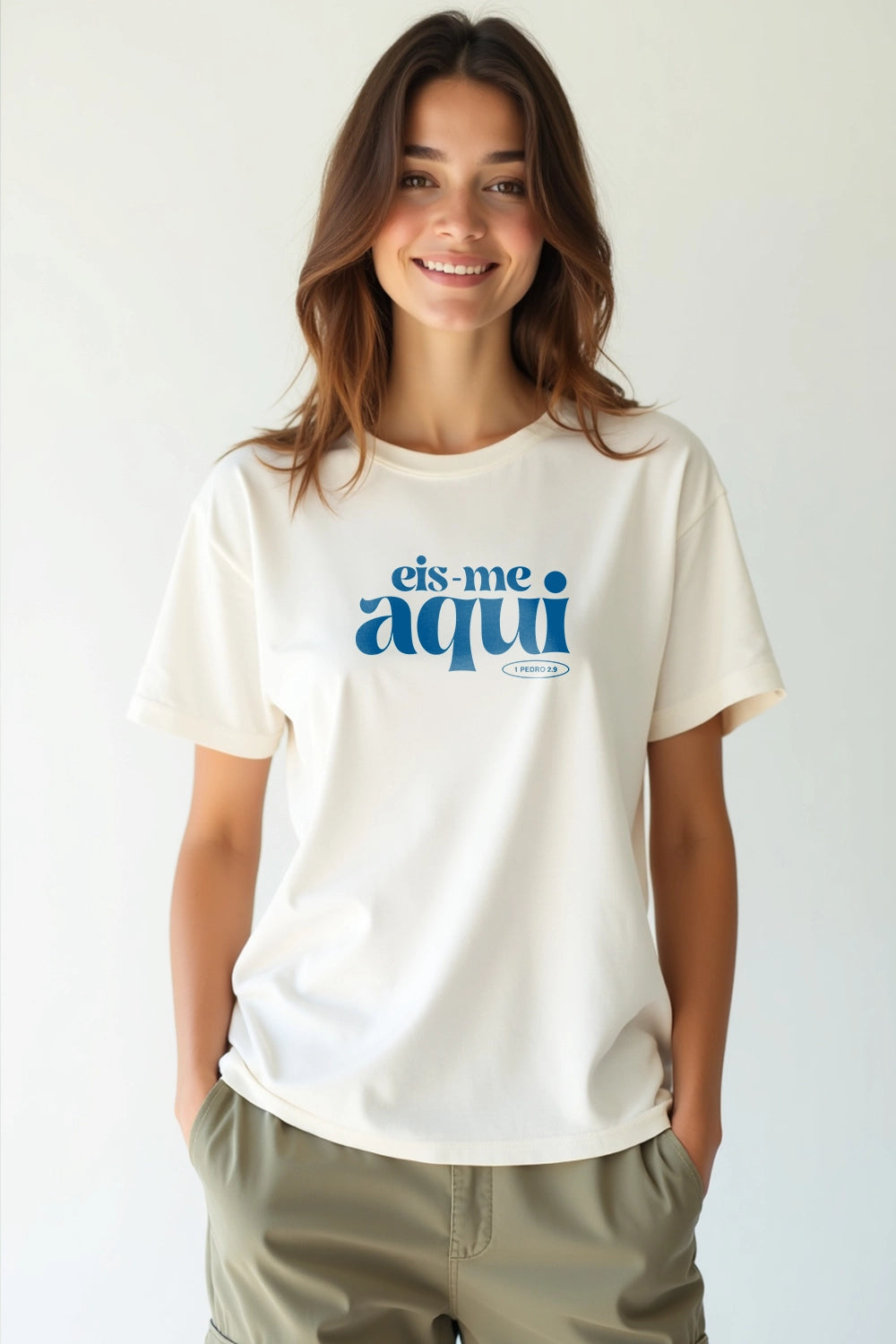 Camisa Básica Eis-me Aqui