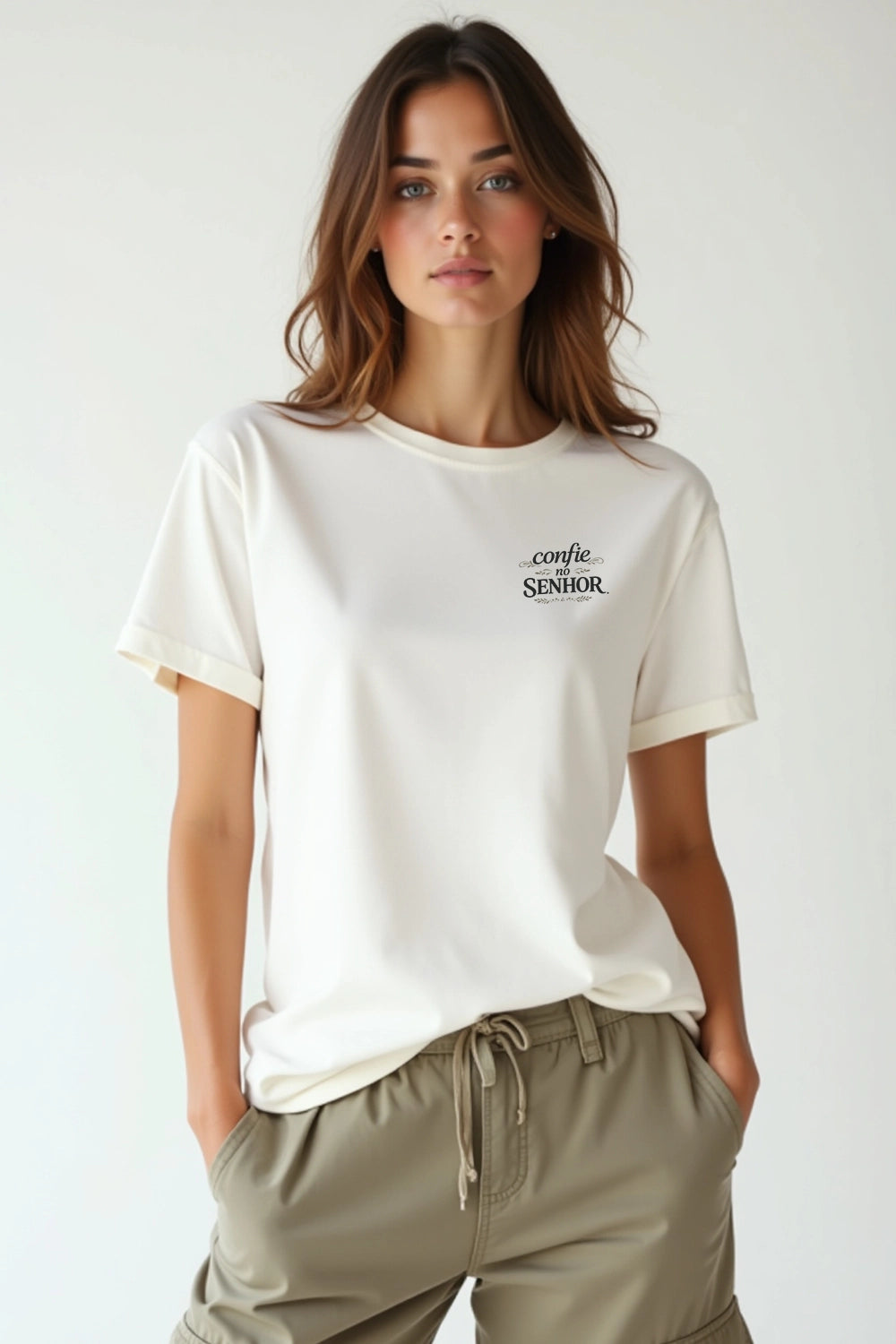 Camisa Básica Confie no Senhor 25.6