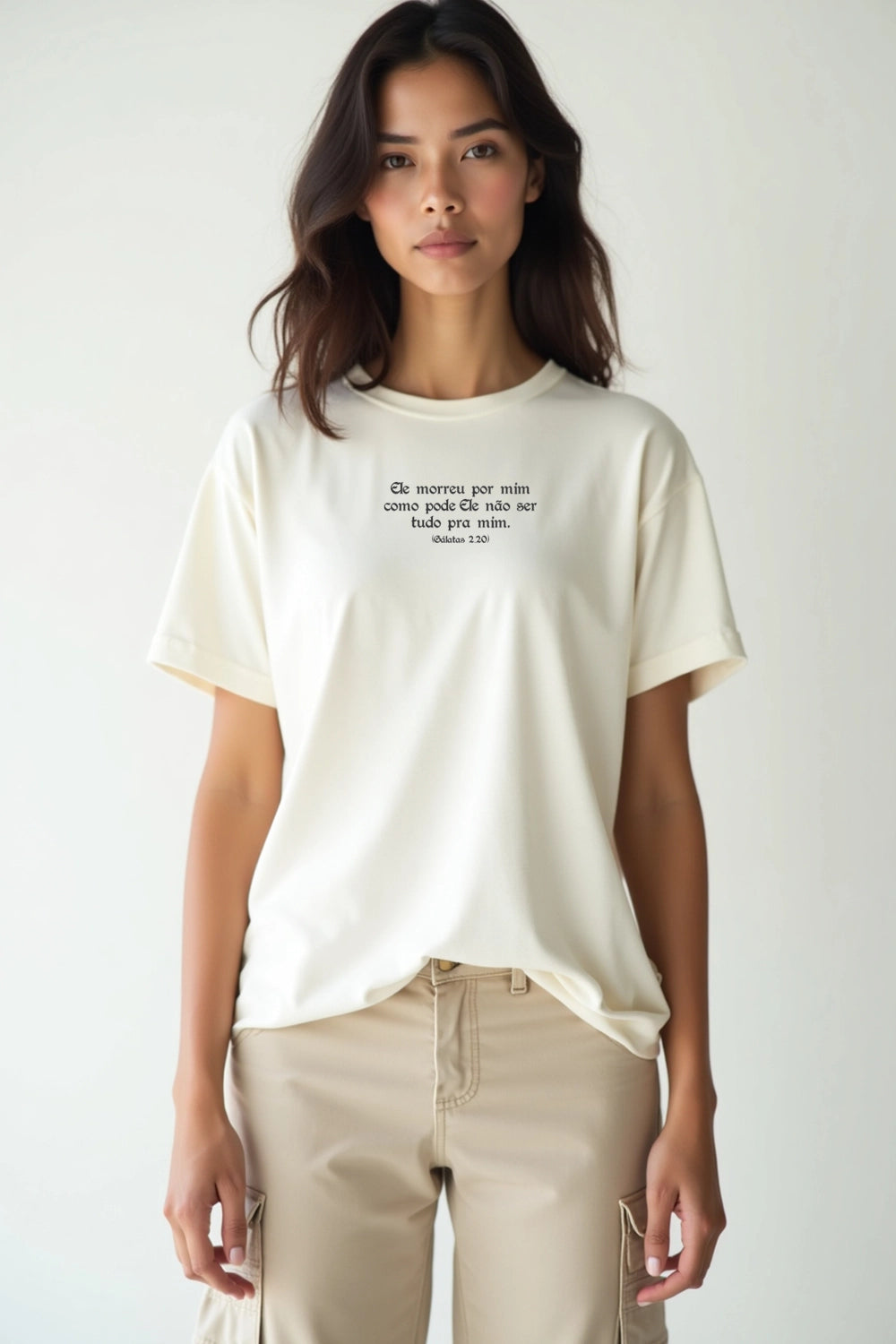 Camisa Básica Ele Morreu por Mim