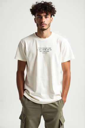 Camisa Básica Ele Morreu por Mim