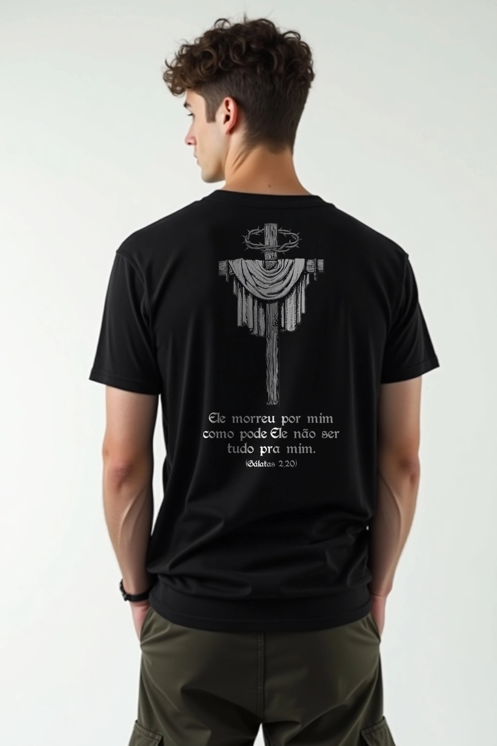 Camisa Básica Ele Morreu por Mim