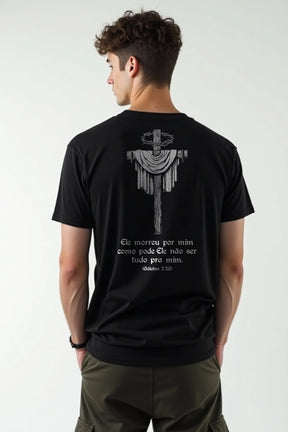 Camisa Básica Ele Morreu por Mim