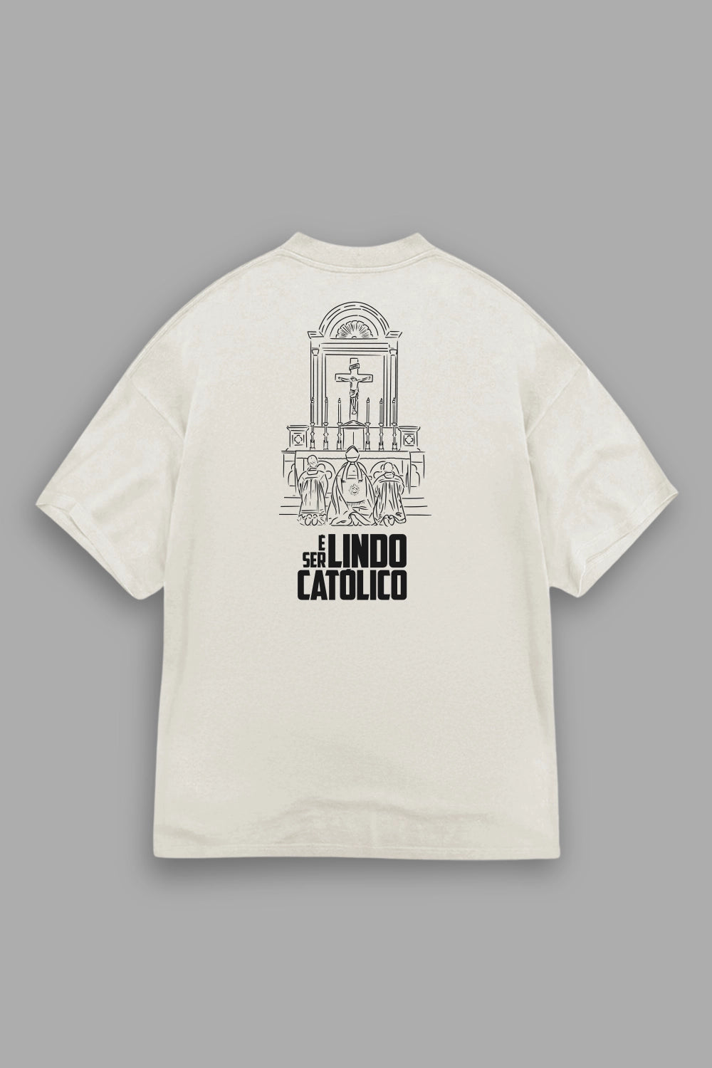 Camisa Oversized É Lindo ser Católico #3