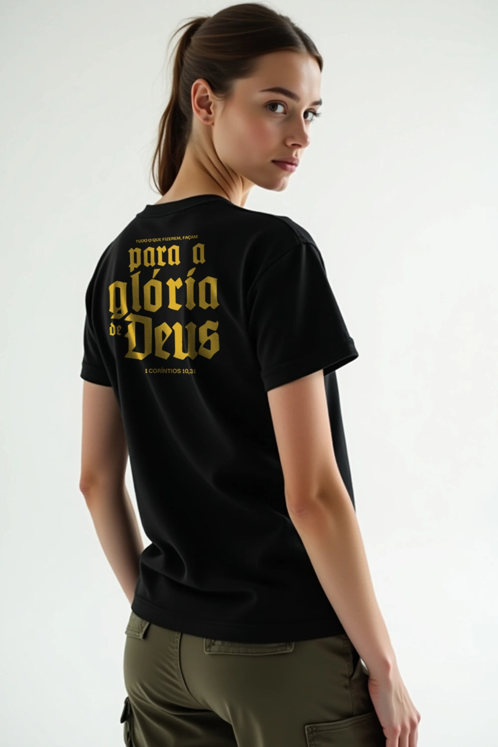 Camisa Básica Tudo Para a Sua Glória
