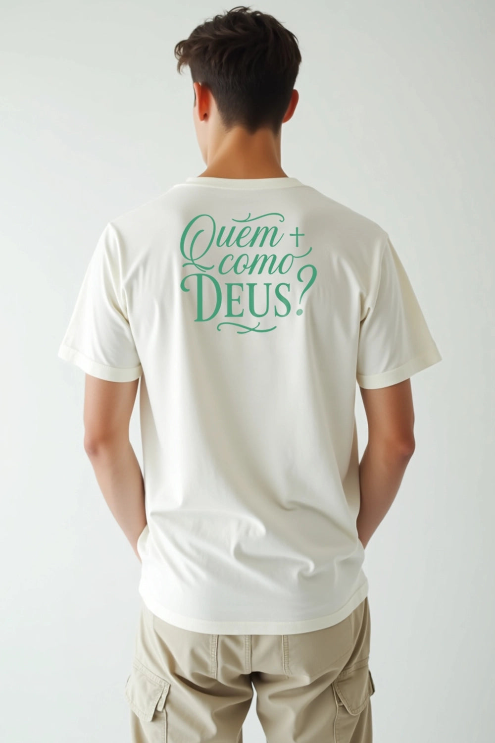 Camisa Básica Quem Como Deus?