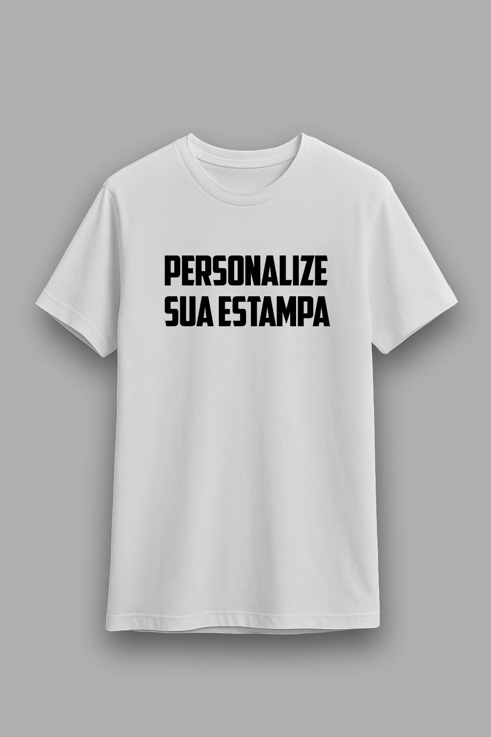Camisa Básica Personalizada - Monte sua Estampa