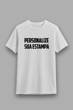 Camisa Básica Personalizada - Monte sua Estampa