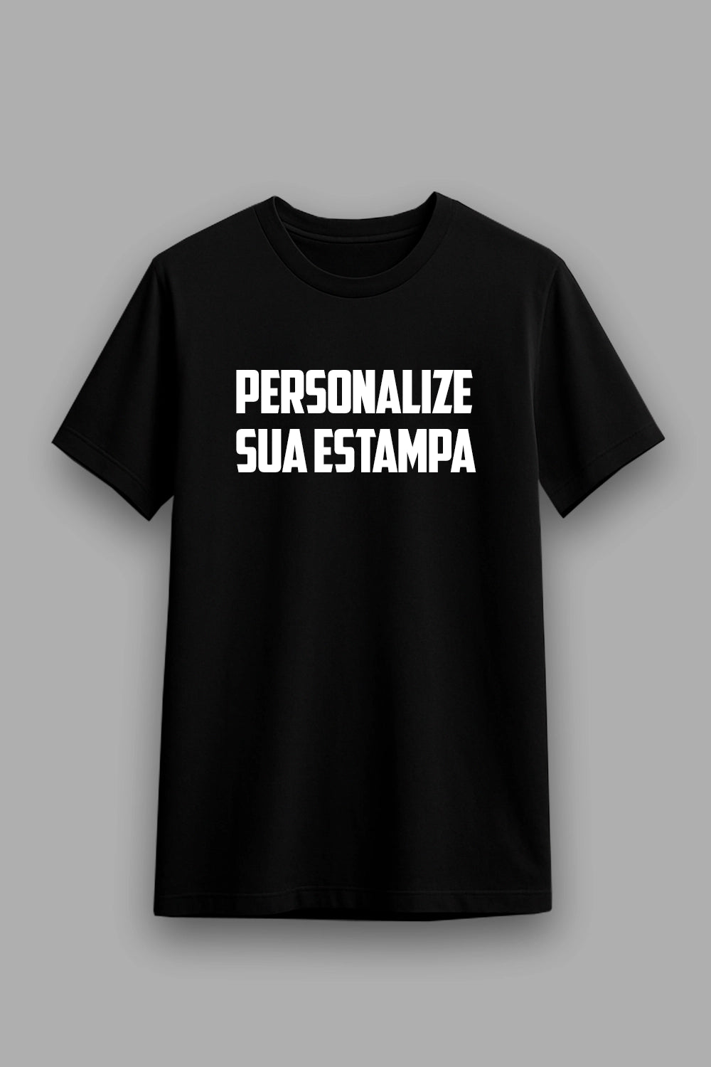 Camisa Básica Personalizada - Monte sua Estampa