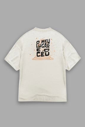 Camisa Oversized O Meu Lugar é o Céu