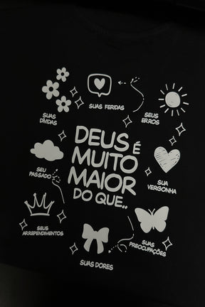 Camisa Oversized Deus é Maior