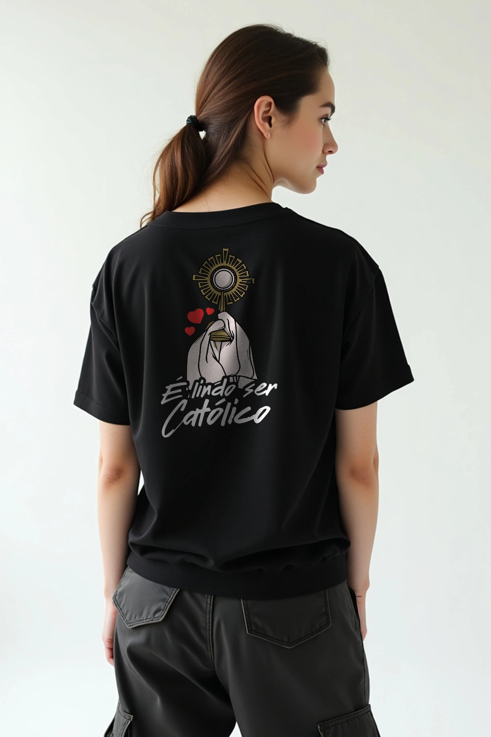 Camisa Básica É Lindo Ser Católico