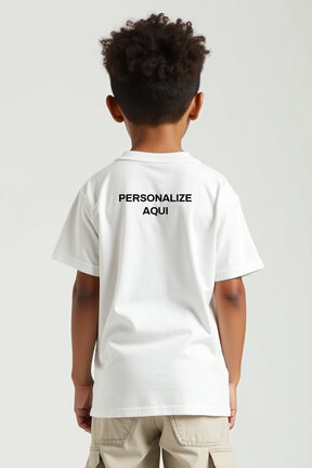 Camisa Infantil Personalizada - Monte sua Estampa