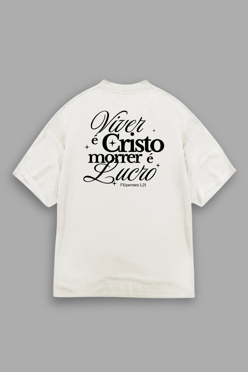 Camisa Oversized Viver é Cristo