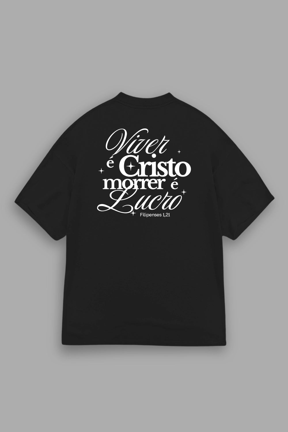 Camisa Oversized Viver é Cristo