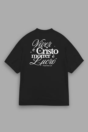 Camisa Oversized Viver é Cristo