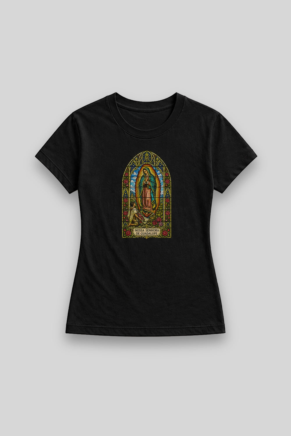 Camisa Babylook Guadalupe Vitral