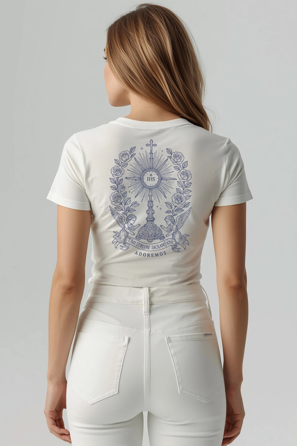 Camisa Babylook Santo Sacramento