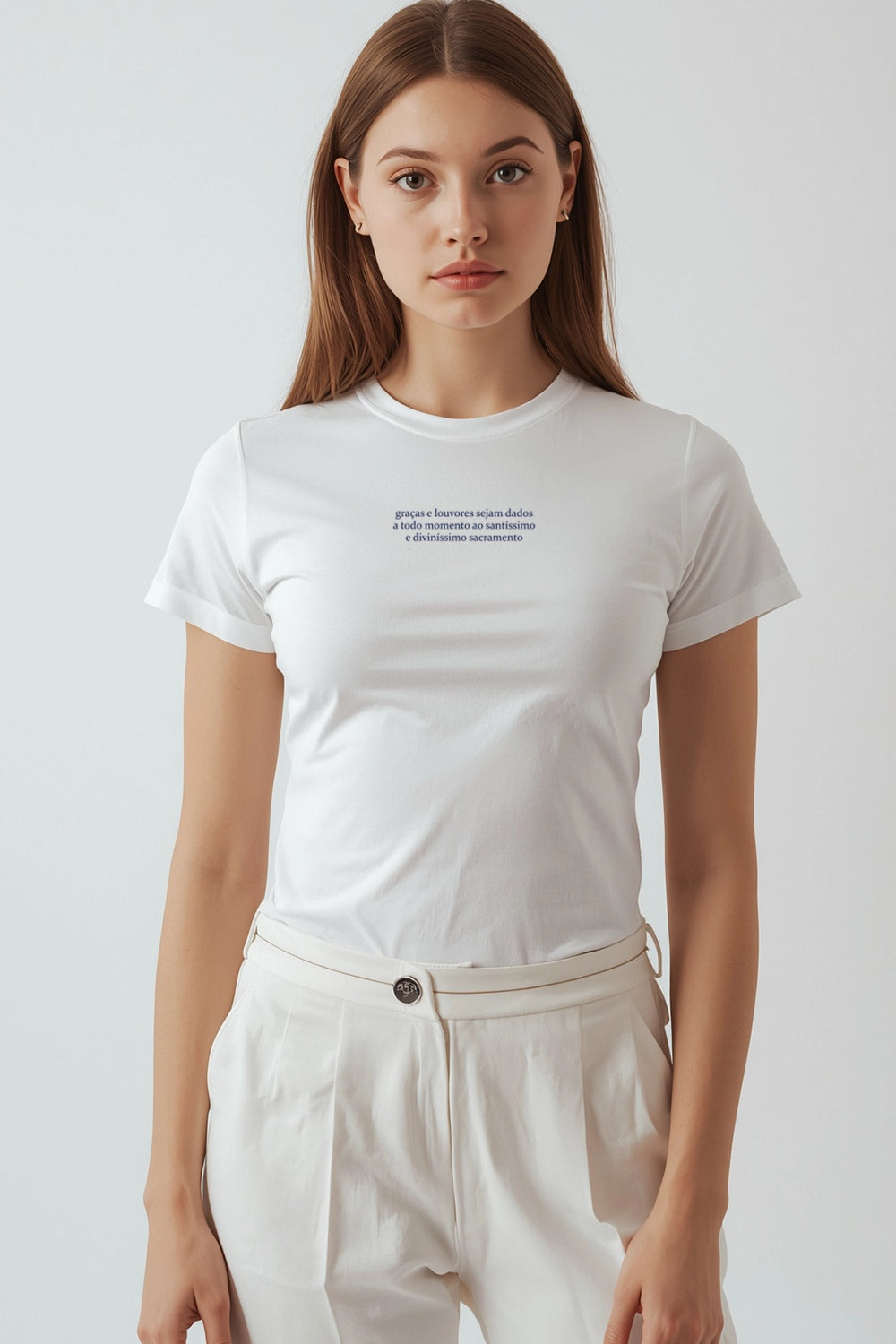 Camisa Babylook Santo Sacramento