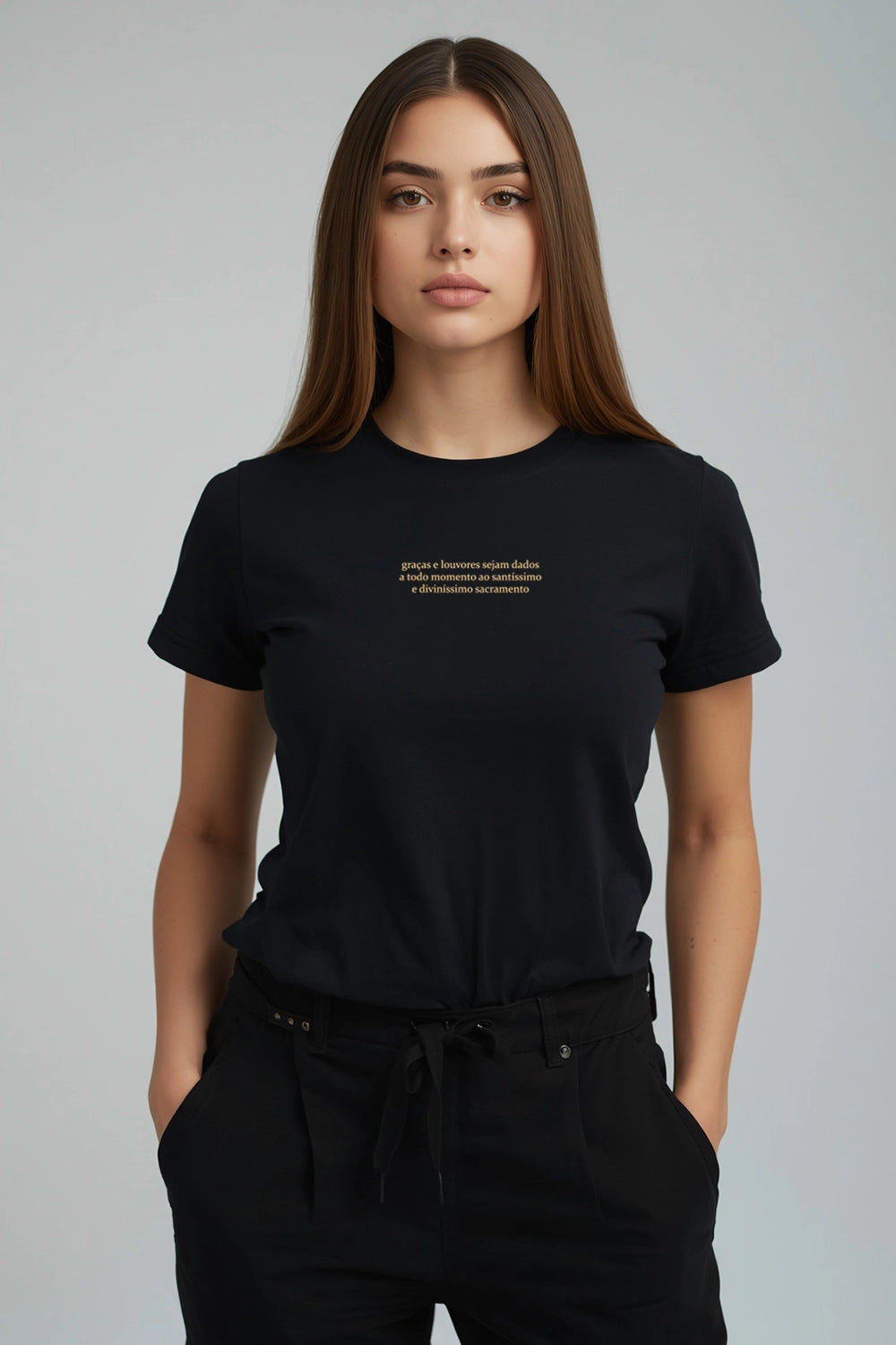 Camisa Babylook Santo Sacramento