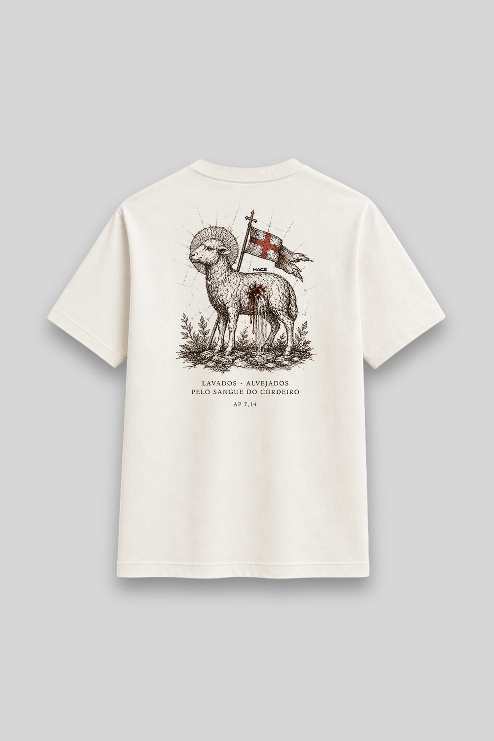 Camisa Básica Cordeiro de Deus branca | HACE