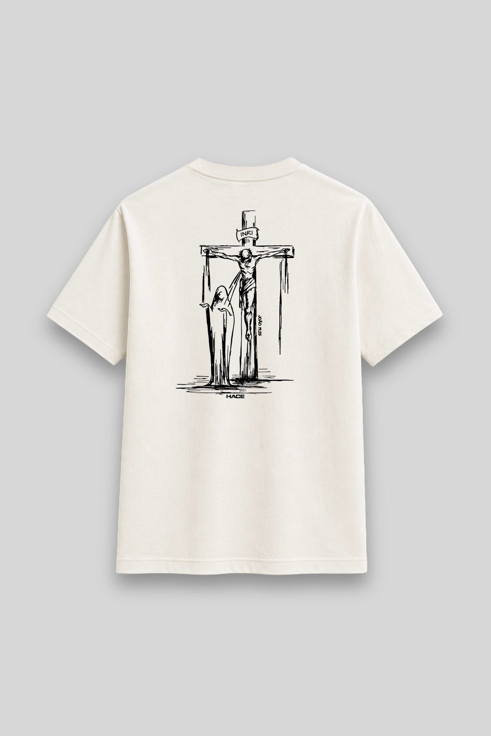 Camisa Básica Crucificação branca | HACE