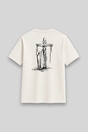 Camisa Básica Crucificação branca | HACE