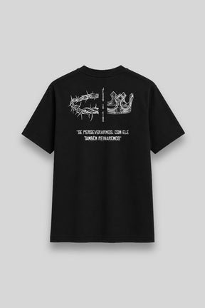 Camisa Básica Da Cruz a Coroa preta | HACE