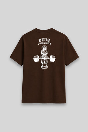 Camisa Básica Deus é Minha Força [HACEDAY]
