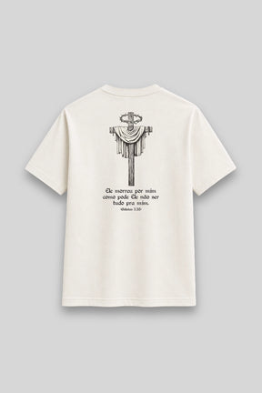 Camisa Básica Ele Morreu por Mim branca | HACE