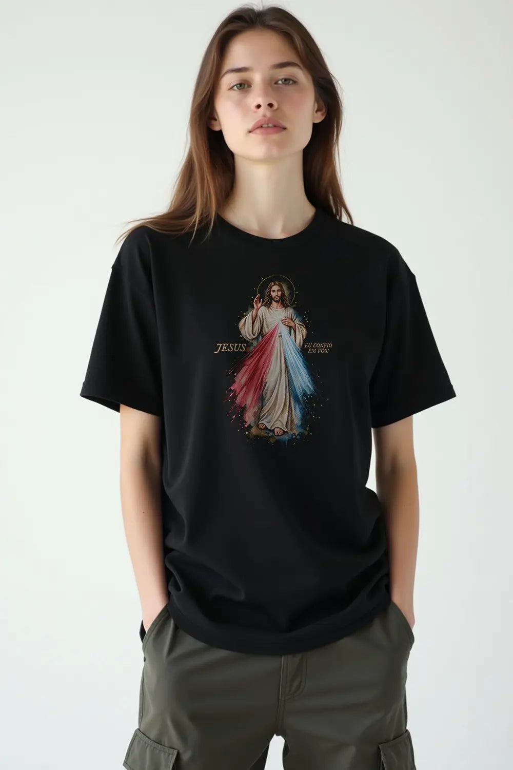 Camisa Básica Jesus Misericordioso