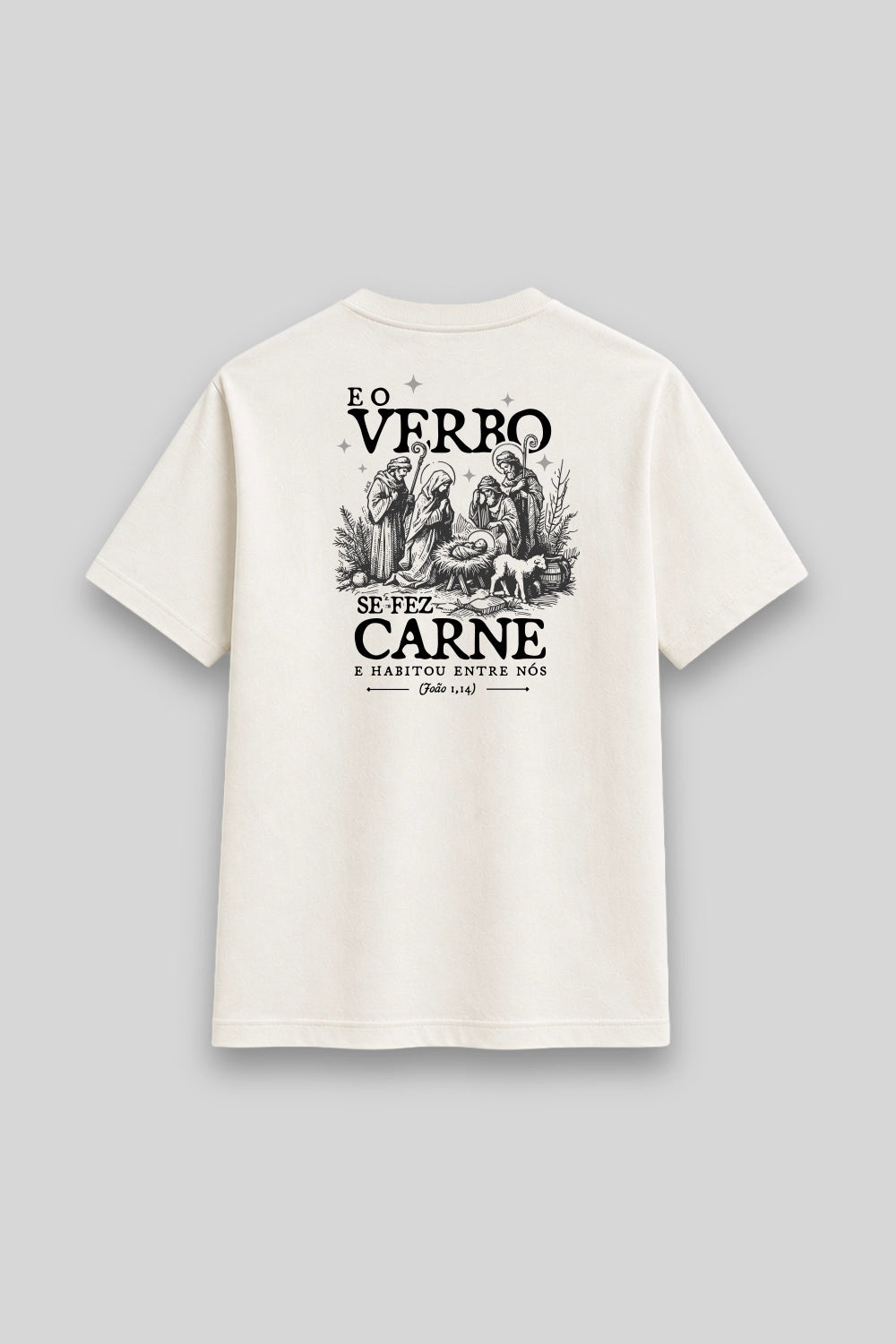 Camisa Básica O Verbo se fez Carne branca | HACE