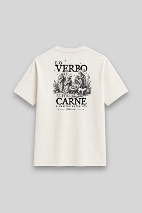 Camisa Básica O Verbo se fez Carne branca | HACE