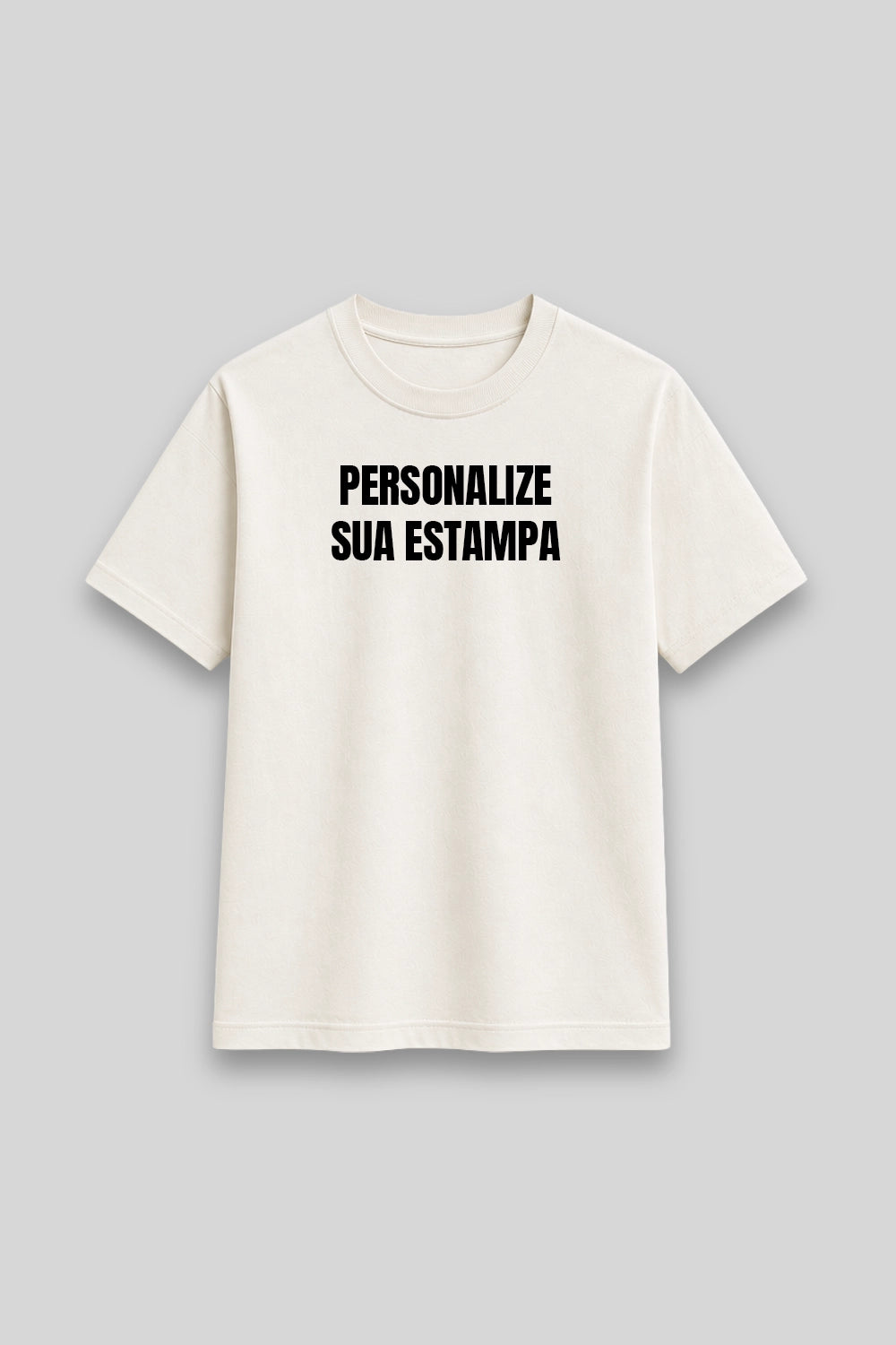 Camisa Básica Personalizada - Monte sua Estampa branca | HACE