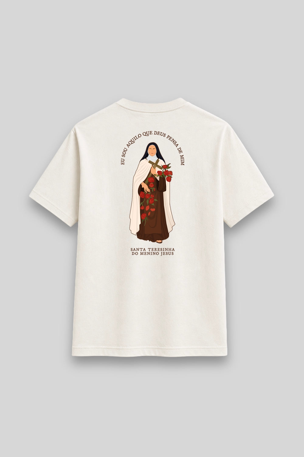 Camisa Básica Santa Teresinha branca | HACE