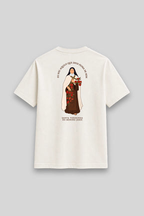 Camisa Básica Santa Teresinha branca | HACE