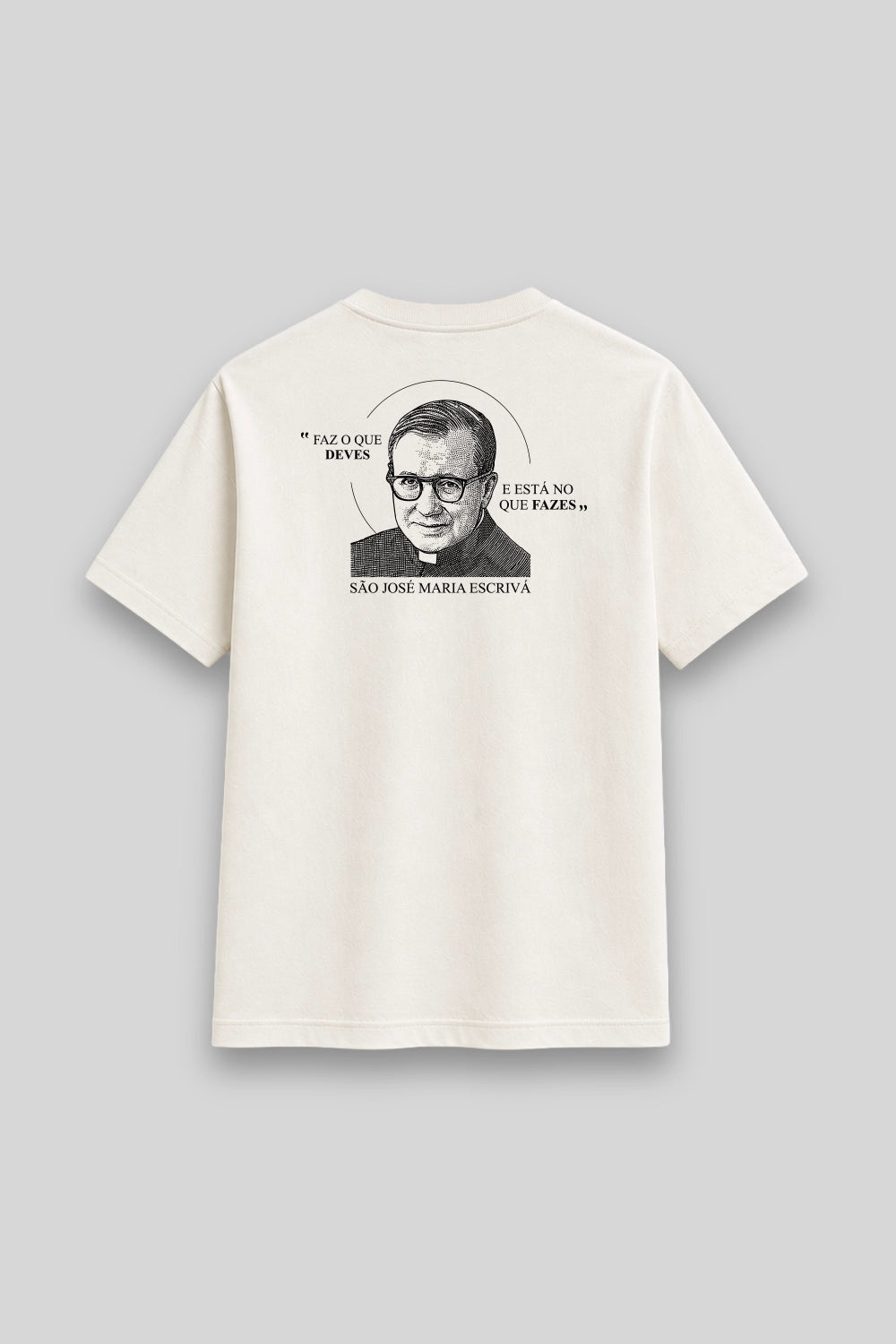 Camisa Básica São Josemaria Escrivá branca | HACE