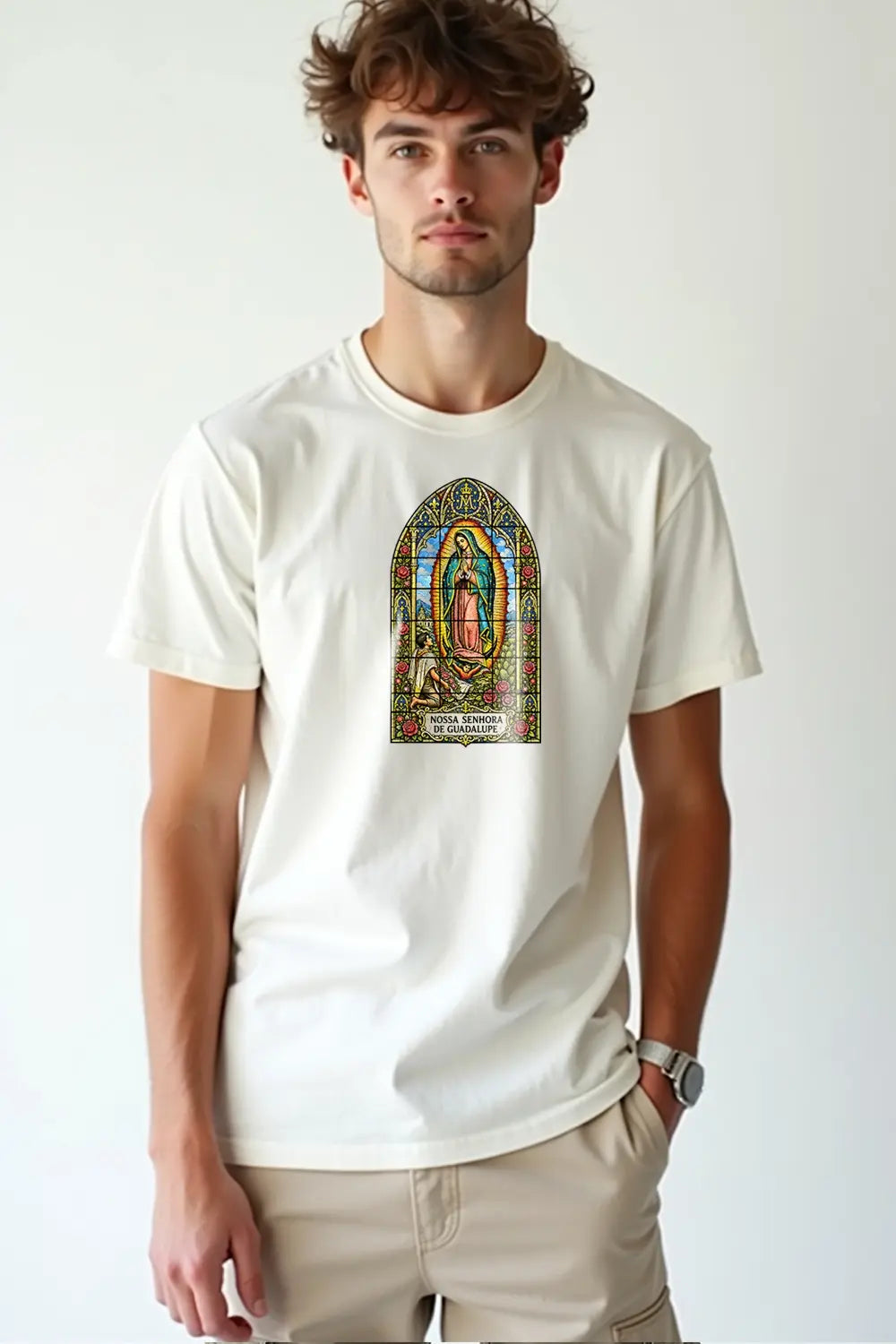 Camisa Básica Guadalupe Vitral